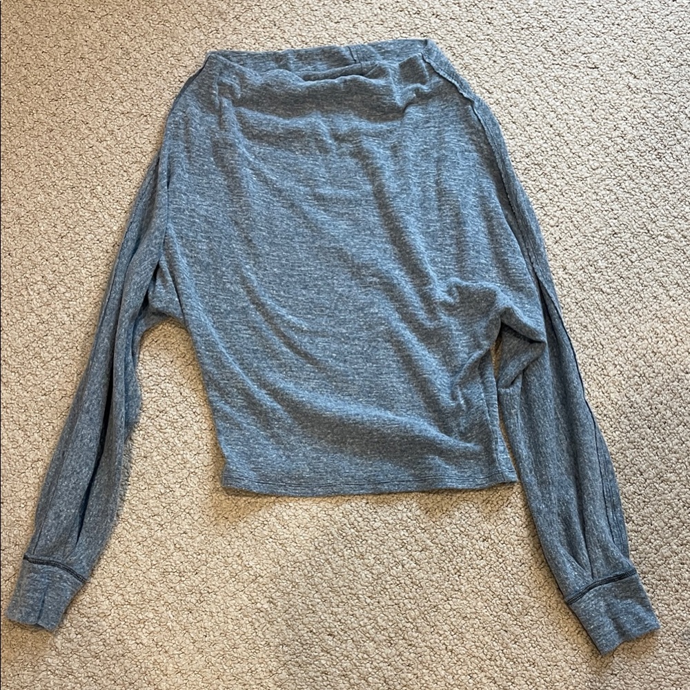 We The Free Heather blue Long Sleeve Top